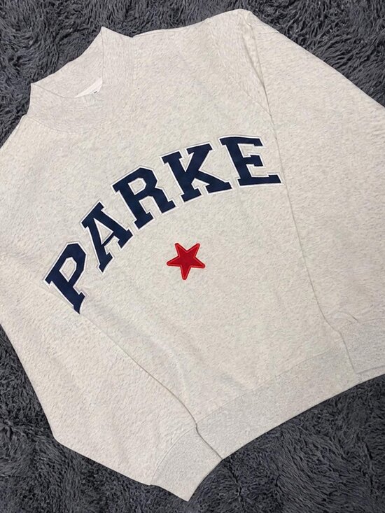 Parke Tops - Parke Mock Neck Varsity Sweatshirt